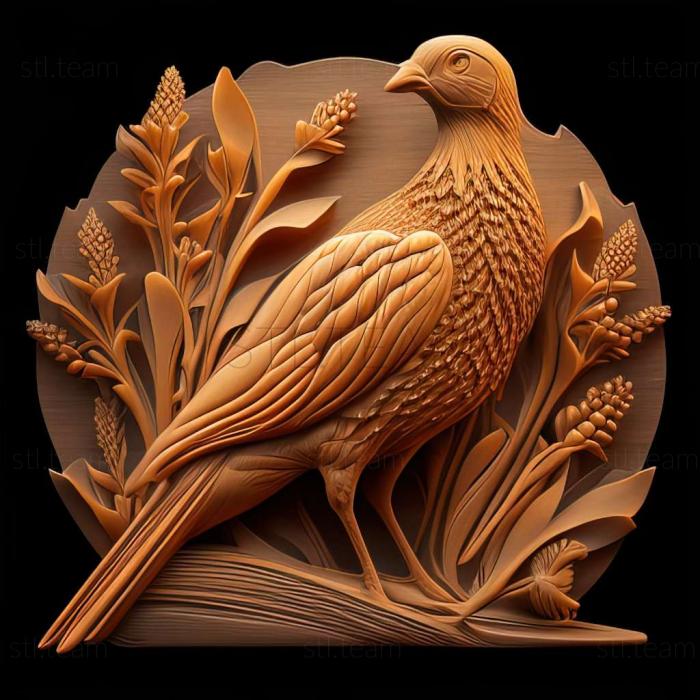 3D model pheasant (STL)